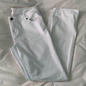 J. Jill stretch slim legs white jeans